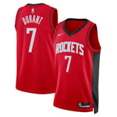 NBA Kevin Durant Houston Rockets Unisex Swingman Player Jersey - Icon Edition - Red