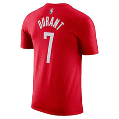 Kevin Durant Houston Rockets Icon Edition Name & Number T-Shirt Red