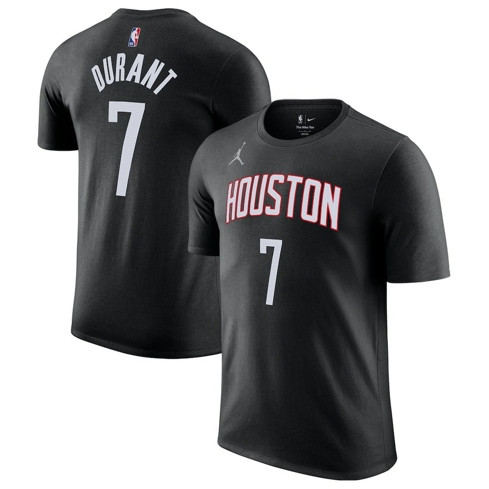 Kevin Durant Houston Rockets Jordan Brand Statement Edition Name & Number T-Shirt Black