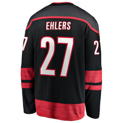NHL Nikolaj Ehlers Carolina Hurricanes Fanatics Home Breakaway Jersey - Black