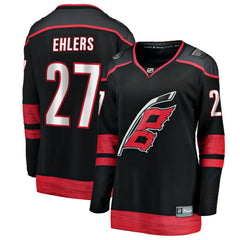 NHL Nikolaj Ehlers Carolina Hurricanes Fanatics Women's Home Breakaway Jersey - Black