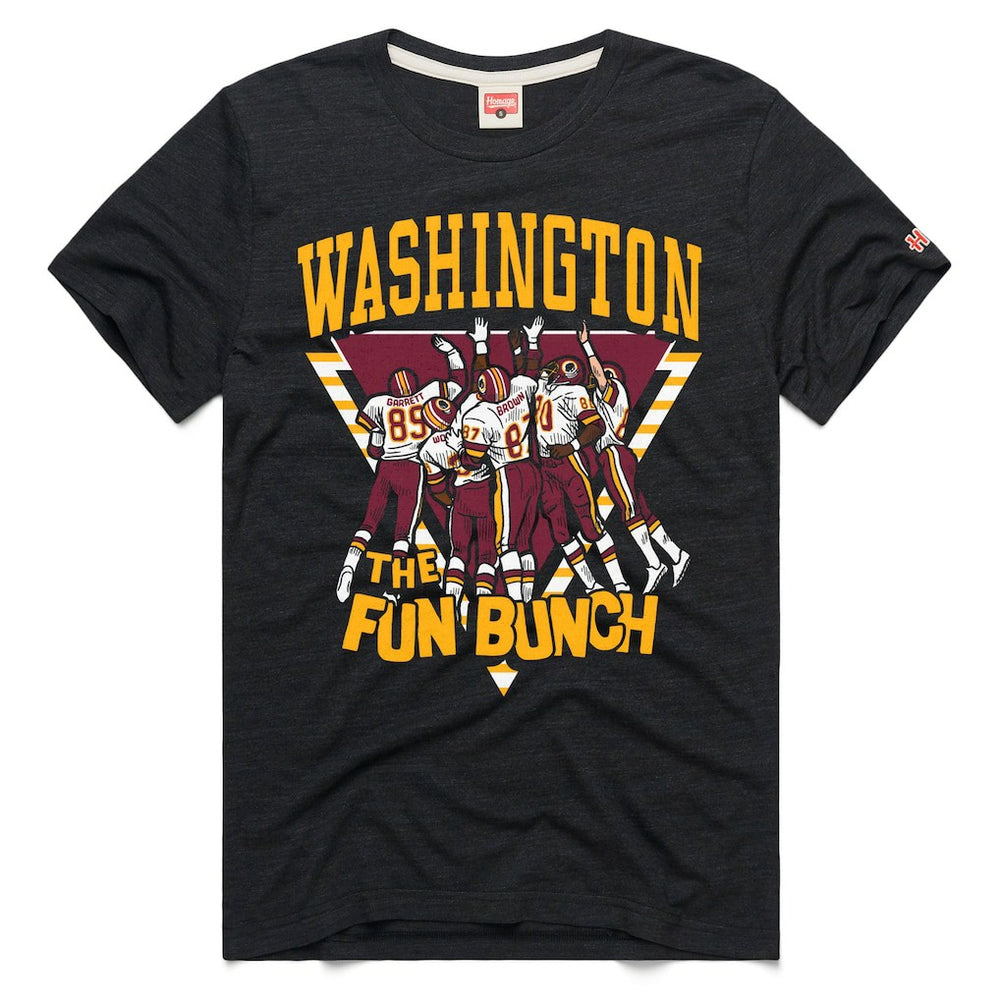 Washington Commanders Homage The Fun Bunch Tri-Blend T-Shirt Charcoal