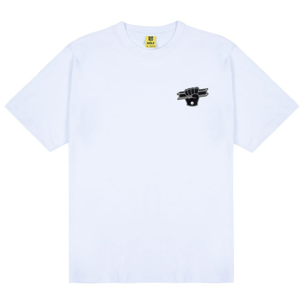 Pittsburgh Steelers Golf Wang Unisex Foam Logo T-Shirt White