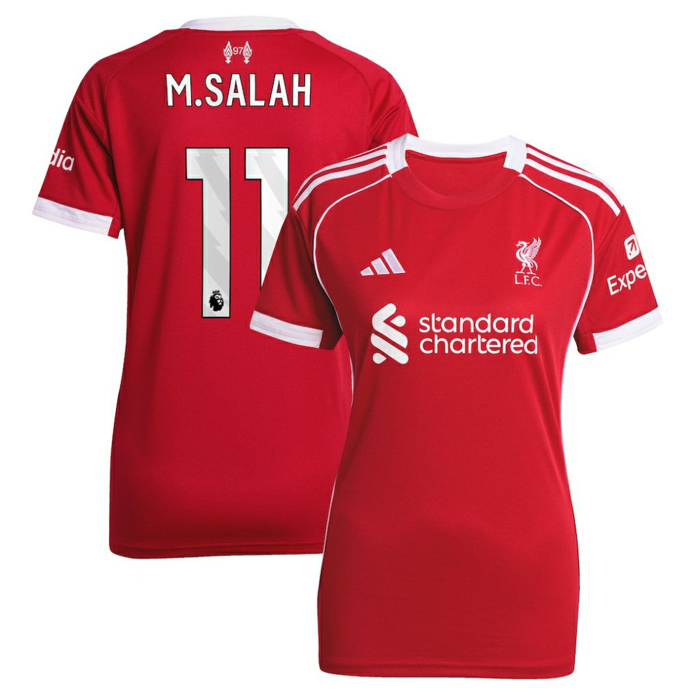 Mohamed Salah Liverpool Women's 2025/26 Home Replica Jersey Red