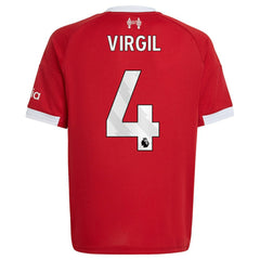 Virgil van Dijk Liverpool Youth 2025/26 Home Replica Jersey Red