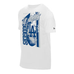 Los Angeles Dodgers New Era Big Graphic Domestic T-Shirt - White T-shirts