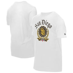 San Diego Padres New Era Fleur Domestic T-Shirt - White T-shirts