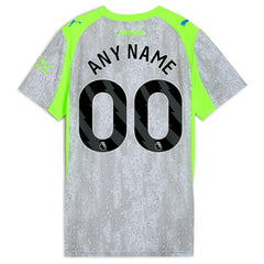 Manchester City Women's 2025/26 Third Replica Custom Jersey Green/Neon Green