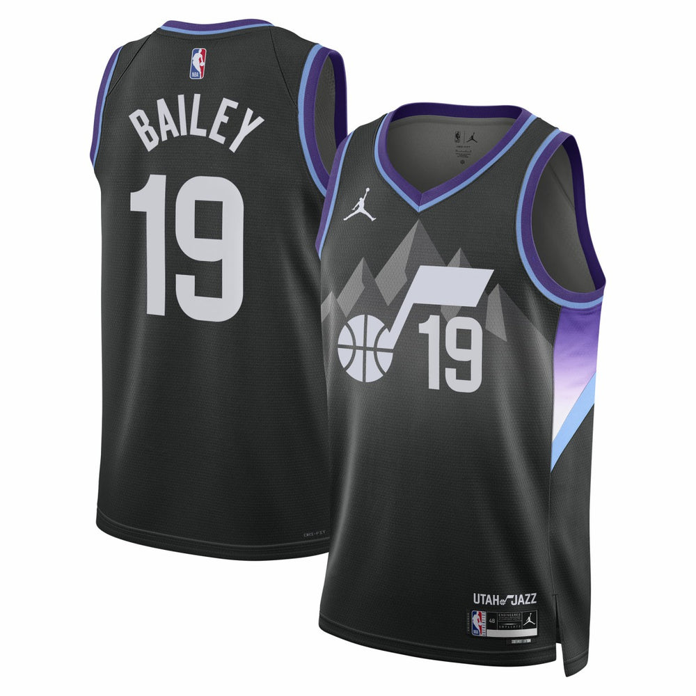 NBA Ace Bailey Utah Jazz Jordan Brand Unisex Swingman Player Jersey - Statement Edition - Black shop