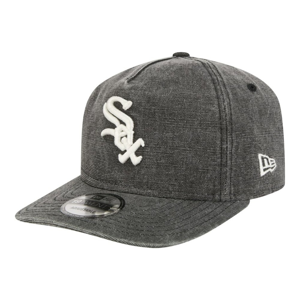 Chicago White Sox New Era Denim Classic 19TWENTY Adjustable Hat - Black Hats