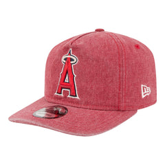 Los Angeles Angels New Era Denim Classic 19TWENTY Adjustable Hat - Red Hats