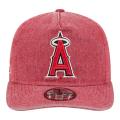 Los Angeles Angels New Era Denim Classic 19TWENTY Adjustable Hat - Red Hats