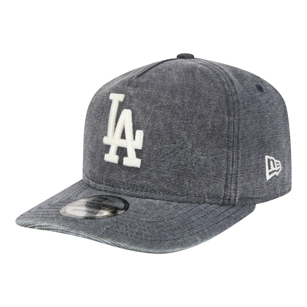 Los Angeles Dodgers New Era Denim Classic 19TWENTY Adjustable Hat - Navy Heather Hats