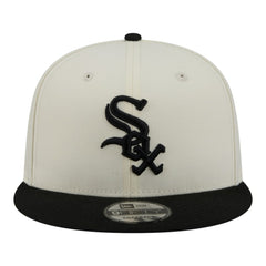 Chicago White Sox New Era Localized 9FIFTY Snapback Hat - Cream/Black Hats