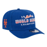 New York Mets New Era 1986 World Series Champions Throwback 9FIFTY A-Frame Snapback Hat - Royal Hats