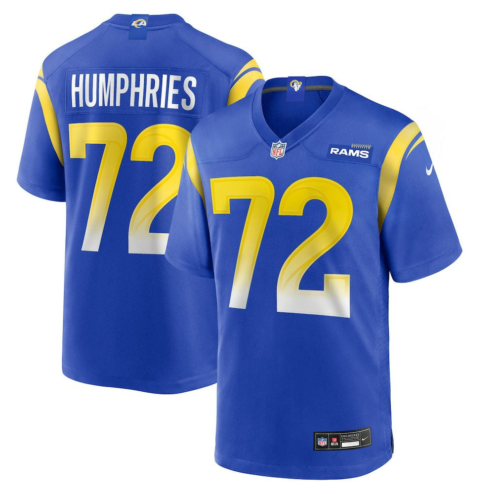 NFL D.J. Humphries Los Angeles Rams Team Game Jersey - Royal