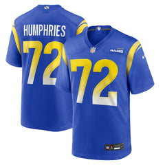 NFL D.J. Humphries Los Angeles Rams Team Game Jersey - Royal