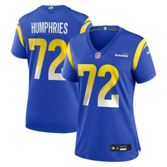 NFL D.J. Humphries Los Angeles Rams Women's Team Game Jersey - Royal