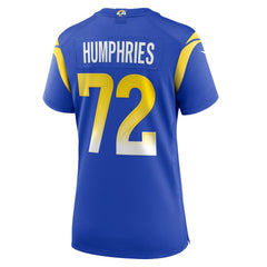 NFL D.J. Humphries Los Angeles Rams Women's Team Game Jersey - Royal
