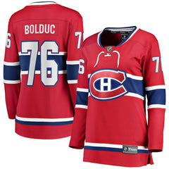NHL Zack Bolduc Montreal Canadiens Fanatics Women's Home Breakaway Jersey - Red