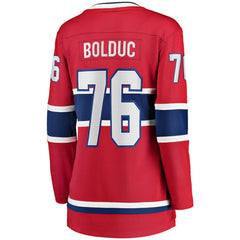 NHL Zack Bolduc Montreal Canadiens Fanatics Women's Home Breakaway Jersey - Red