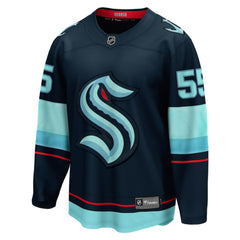 NHL Ryan Lindgren Seattle Kraken Fanatics Home Breakaway Jersey - Deep Sea Blue