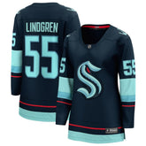NHL Ryan Lindgren Seattle Kraken Fanatics Women's Home Breakaway Jersey - Deep Sea Blue