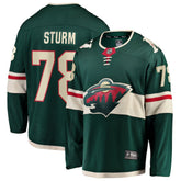 NHL Nico Sturm Minnesota Wild Fanatics Home Breakaway Jersey - Green