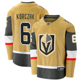 NHL Kaedan Korczak Vegas Golden Knights Fanatics Home Breakaway Jersey - Gold