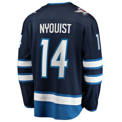 NHL Gustav Nyquist Winnipeg Jets Fanatics Home Breakaway Jersey - Navy