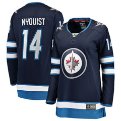 NHL Gustav Nyquist Winnipeg Jets Fanatics Women's Home Breakaway Jersey - Navy
