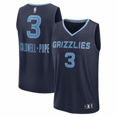 NBA Kentavious Caldwell-Pope Memphis Grizzlies Fast Break Replica Player Jersey - Icon Edition - Navy
