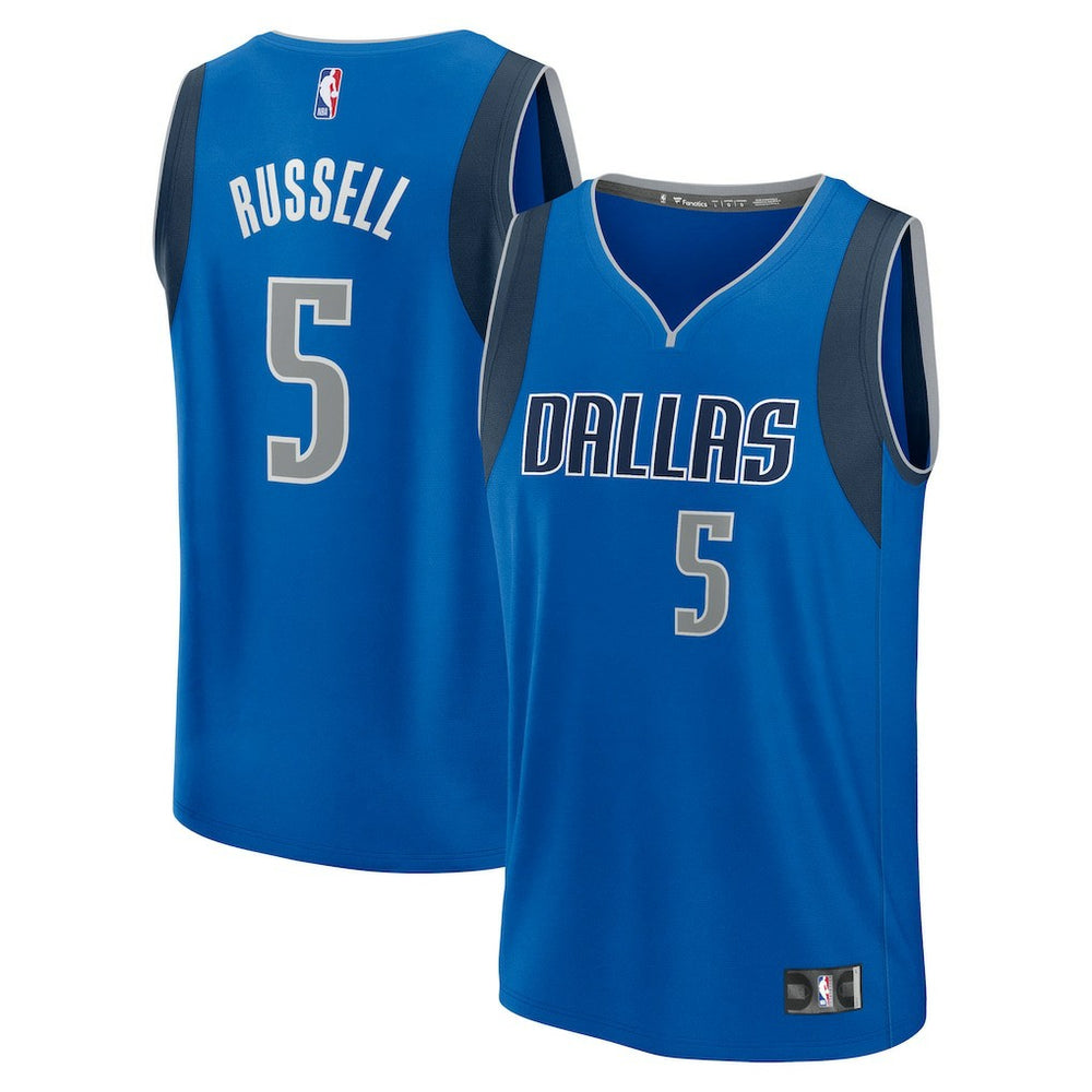 NBA D'Angelo Russell Dallas Mavericks Fast Break Replica Player Jersey sale - Icon Editi- Blue