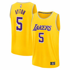 NBA Deandre Ayton Los Angeles Lakers Fast Break Replica Player Jersey - Icon Edition - Gold