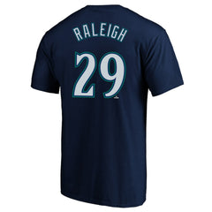 Cal Raleigh Seattle Mariners Fanatics Big & Tall Name & Number T-Shirt - Navy T-shirts