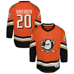 NHL Chris Kreider Anaheim Ducks Outerstuff Youth Home Replica Jersey - Orange