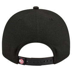 Atlanta Hawks Injection Cartoon Logo A-Frame 9FIFTY Adjustable Hat Black