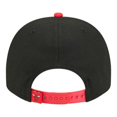 Chicago Bulls Injection Cartoon Logo A-Frame 9FIFTY Adjustable Hat Black