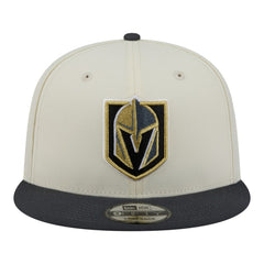 NHL Vegas Golden Knights New Era Injection Localized Two-Tone 9FIFTY Snapback Hat - White/Charcoal