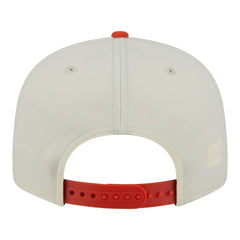NHL Anaheim Ducks New Era Injection Localized Two-Tone 9FIFTY Snapback Hat - White/Orange
