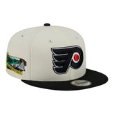 NHL Philadelphia Flyers New Era Injection Localized Two-Tone 9FIFTY Snapback Hat - White/Black