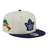 NHL Toronto Maple Leafs New Era Injection Localized Two-Tone 9FIFTY Snapback Hat - White/Navy