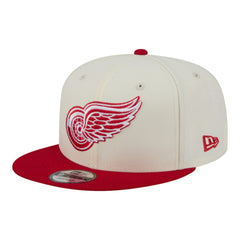 NHL Detroit Red Wings New Era Injection Localized Two-Tone 9FIFTY Snapback Hat - White/Red