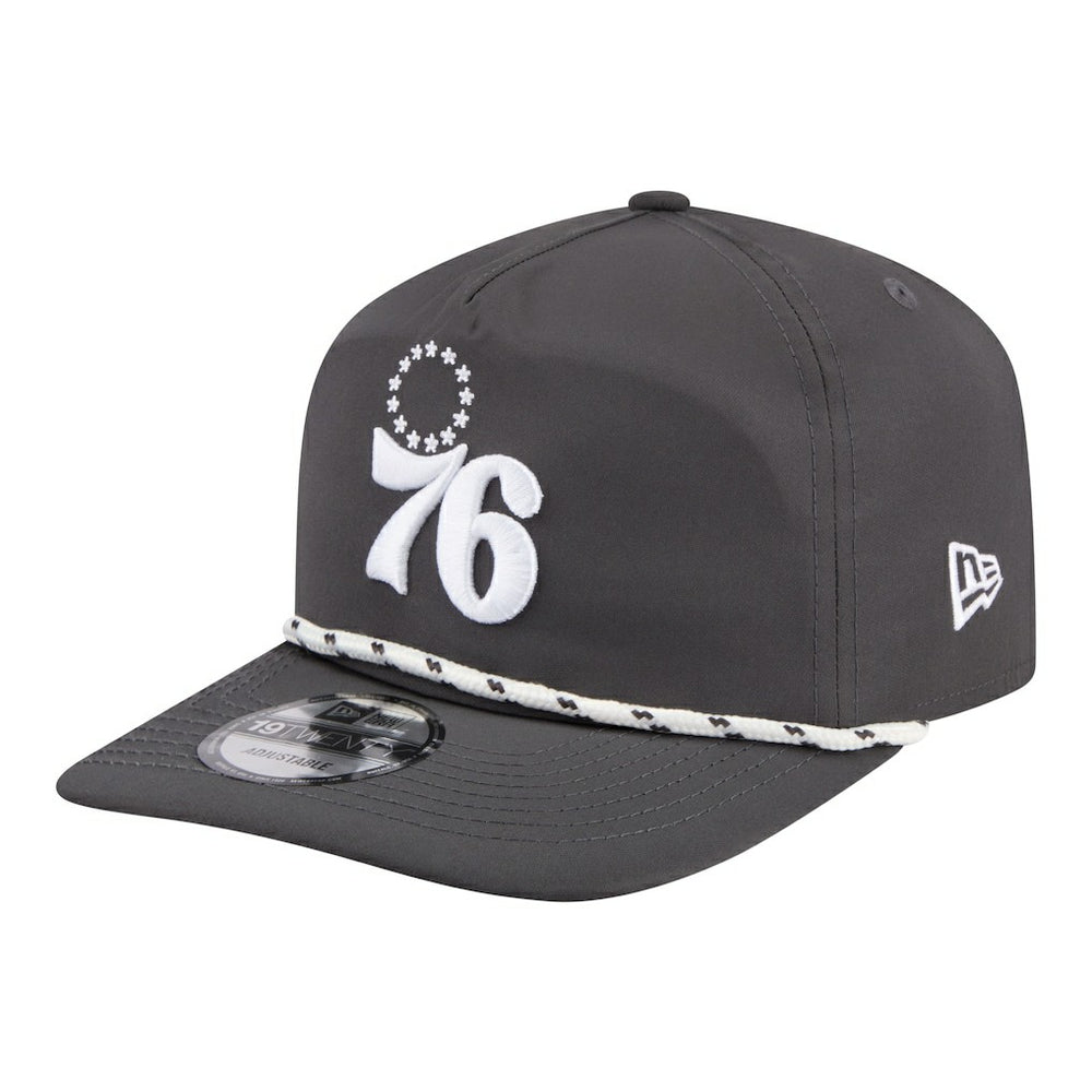 Philadelphia 76ers Tonal Rope 19TWENTY Adjustable Hat Graphite