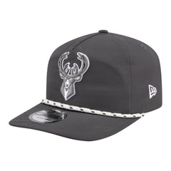 Milwaukee Bucks Tonal Rope 19TWENTY Adjustable Hat Graphite