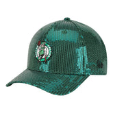 Boston Celtics Women's Sequin M-Crown 9FORTY Adjustable Hat Kelly Green