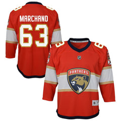 NHL Brad Marchand Florida Panthers Outerstuff Youth Home Replica Jersey - Red