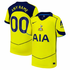 Tottenham Hotspur Youth 2025/26 Third Replica Custom Jersey Yellow