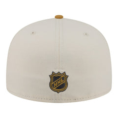 NHL Colorado Avalanche New Era Colorpack Two-Tone 59FIFTY Fitted Hat - Cream/Tan
