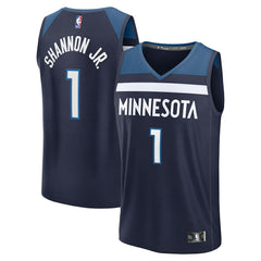 NBA Terrence Shannon Jr. Minnesota Timberwolves Fast Break Replica Jersey - Navy - Icon Edition
